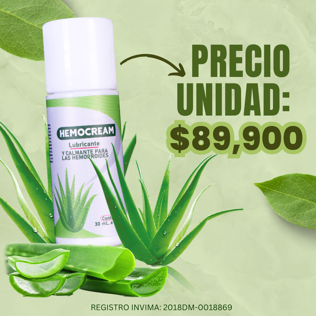 HEMOCREAM ¡Alivio rápido y efectivo! para Hemorroides