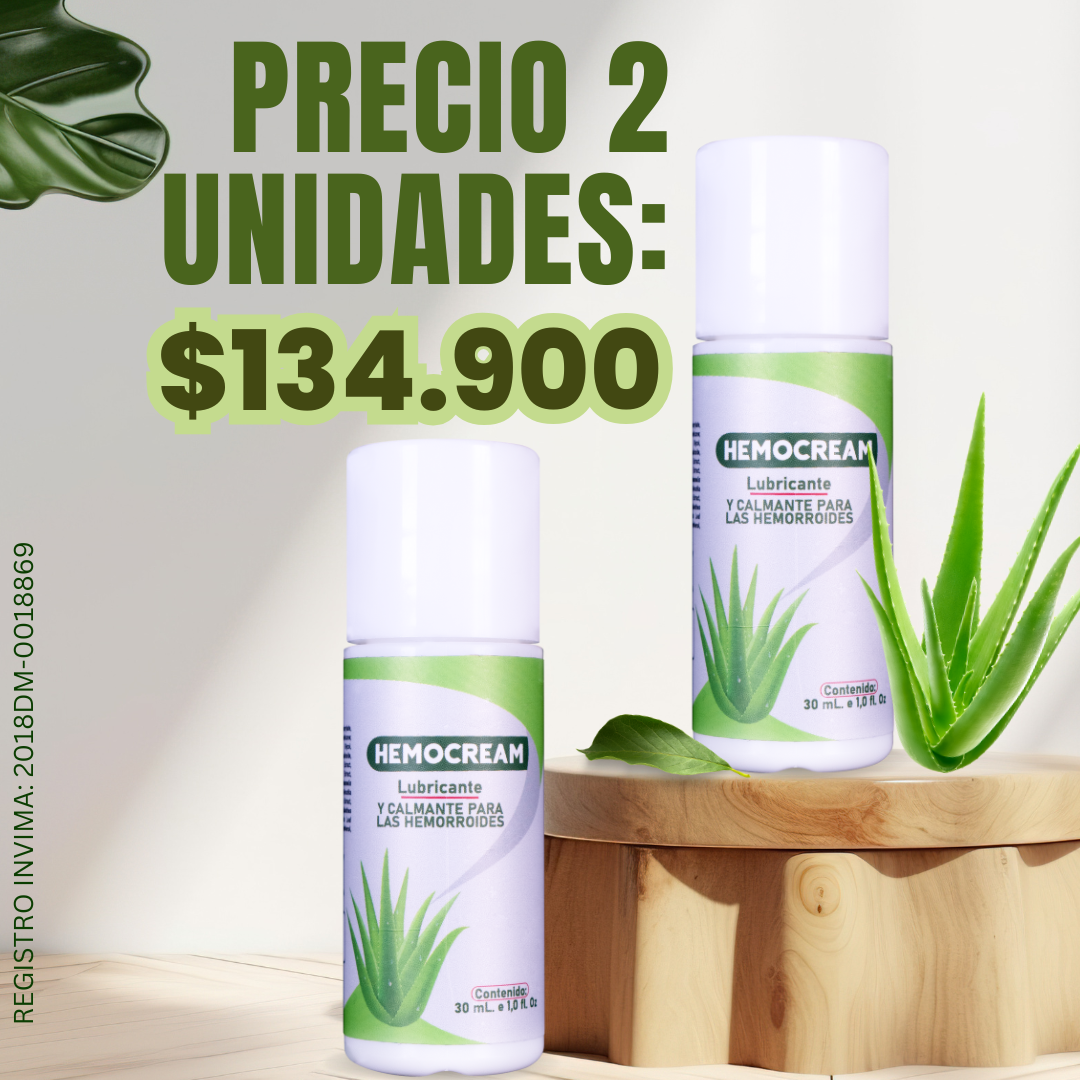 HEMOCREAM ¡Alivio rápido y efectivo! para Hemorroides