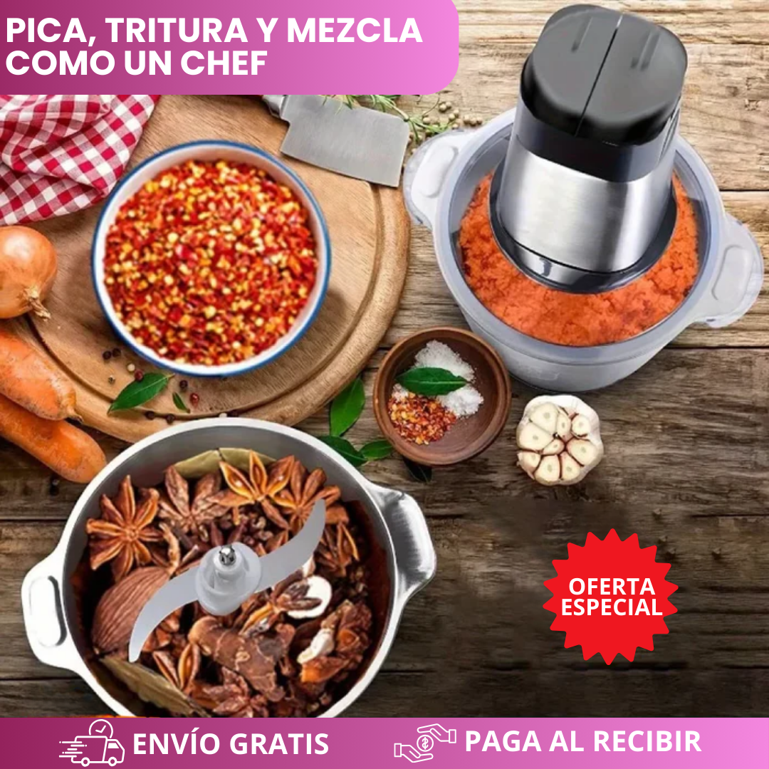 ⚡Molino Picador Eléctrico Multiusos 2L⚡